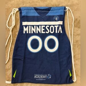 Minnesota Timberwolves & Lynx Academy Branded Drawstring Bag